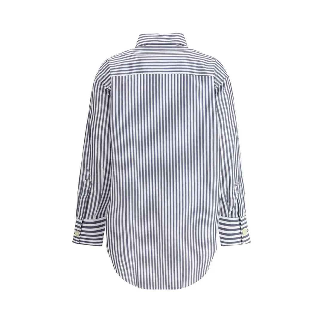 Deperlu Blue Cotton Shirt