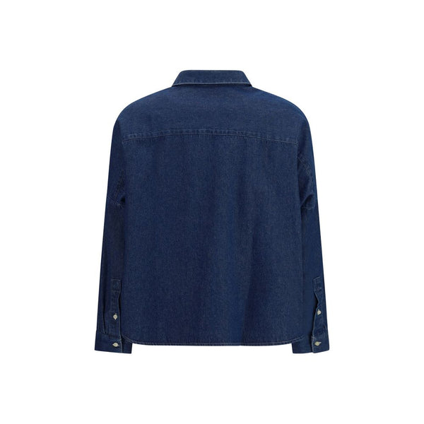 Deperlu Shirts - Blue Denim Shirt