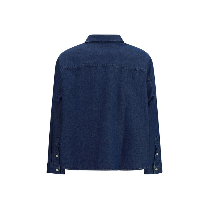 Deperlu Shirts - Blue Denim Shirt