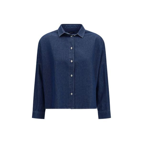 Deperlu Shirts - Blue Denim Shirt