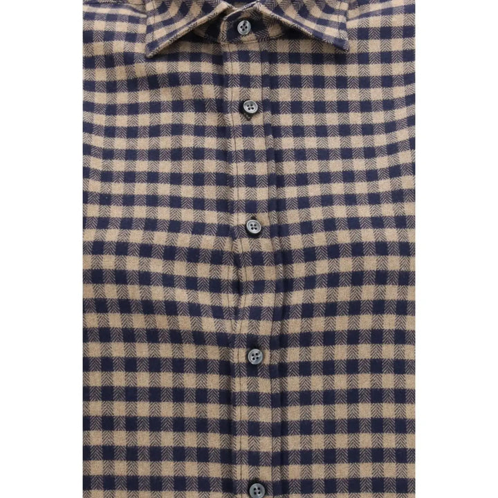 Deperlu Multicolor Cotton Pattern Shirt