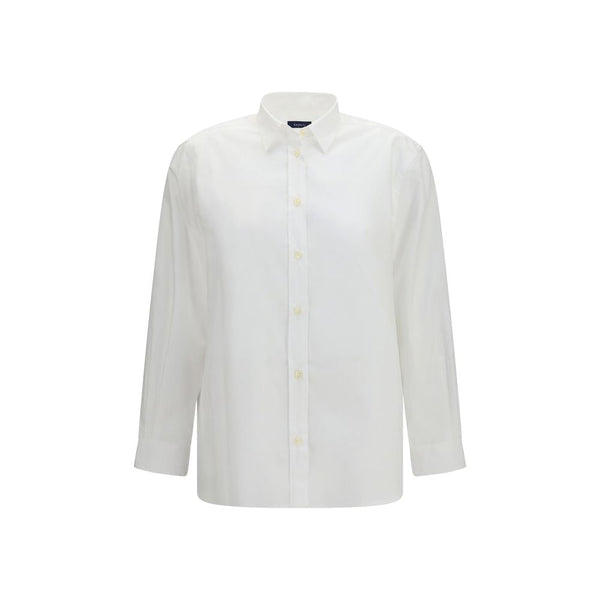 Deperlu Shirts - White Cotton Shirt