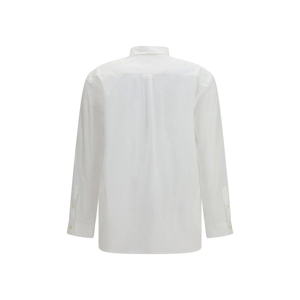 Deperlu Shirts - White Cotton Shirt