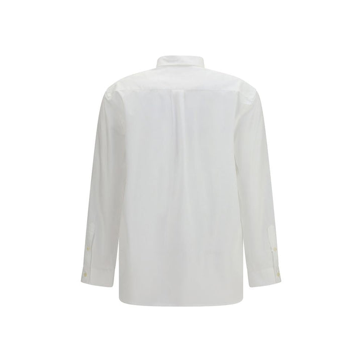 Deperlu Shirts - White Cotton Shirt