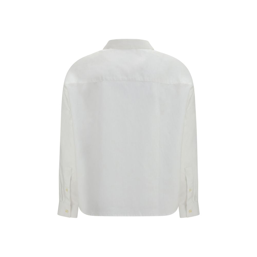 Deperlu Shirts - White Linen Shirt