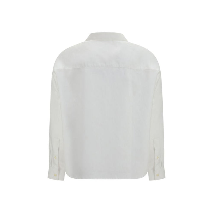 Deperlu Shirts - White Linen Shirt
