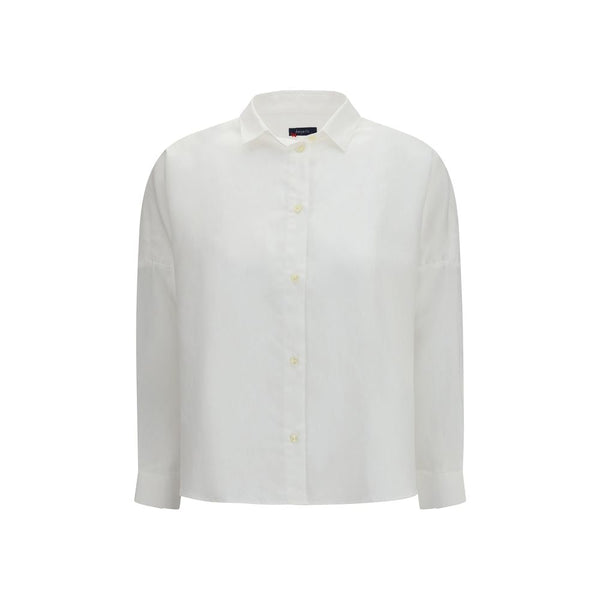 Deperlu Shirts - White Linen Shirt