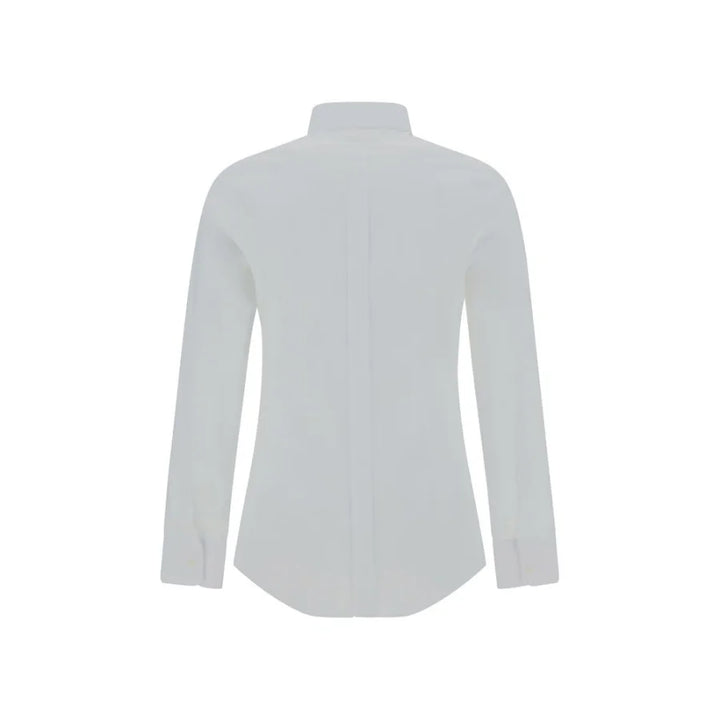 Dolce & Gabbana White Elastane Dress Shirt