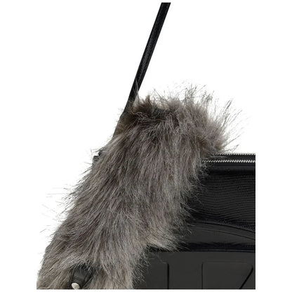 Diesel Black Calf Leather Bos Taurus Shoulder Bag