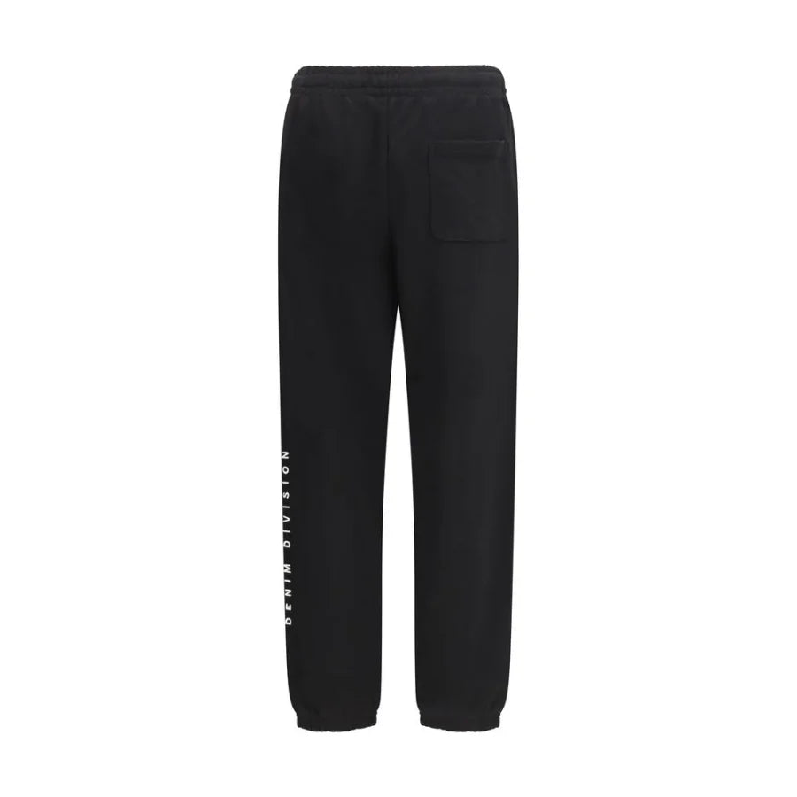 Diesel Black Cotton Casual Pants