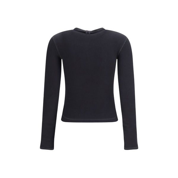 Diesel - Black Cotton Long Sleeve T-Shirt