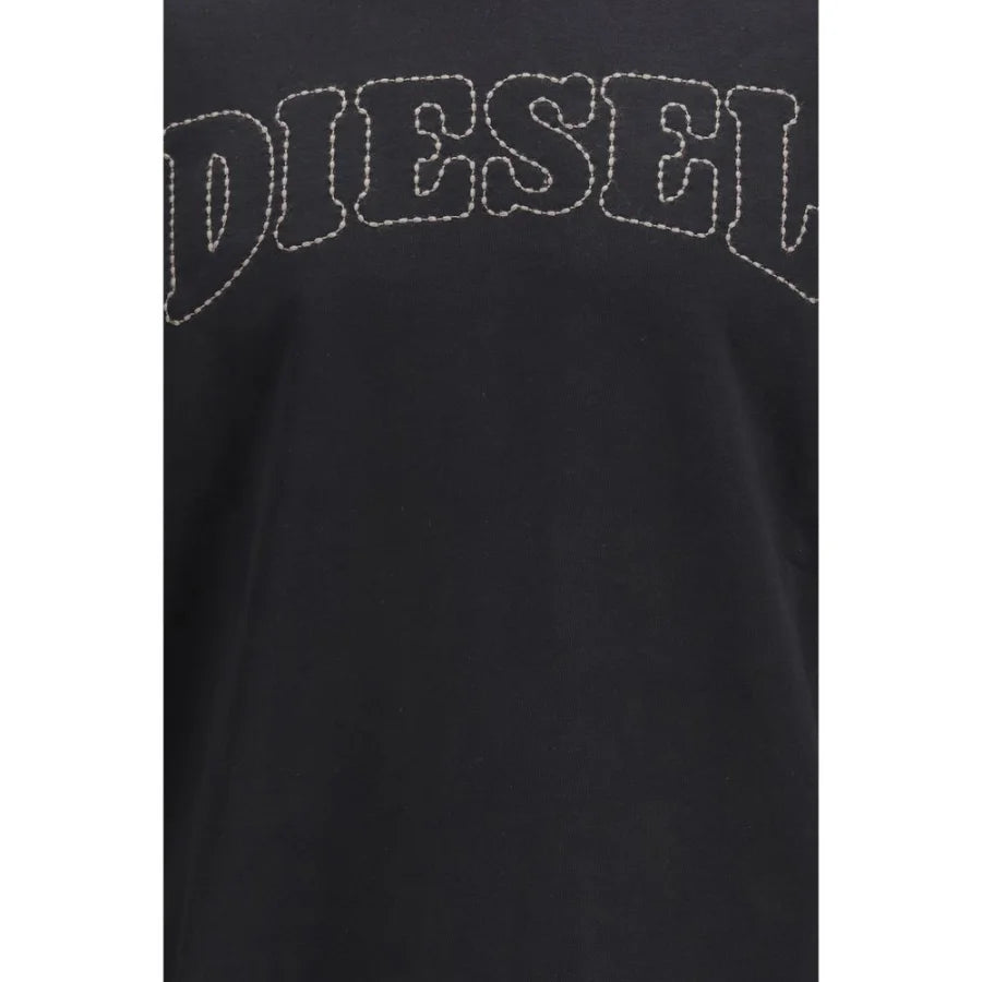 Diesel Black Cotton Sweatshirt