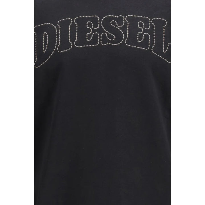 Diesel Black Cotton Sweatshirt