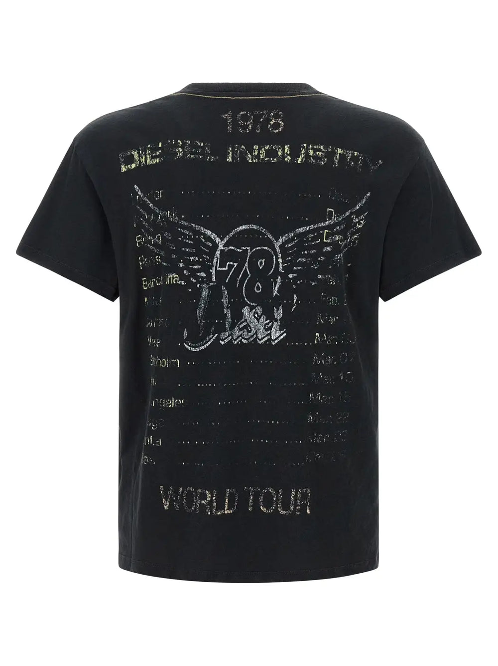 Diesel Black Cotton T-shirt