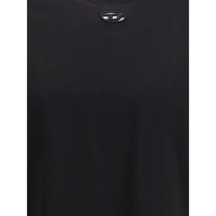 Diesel Black Cotton T-Shirt