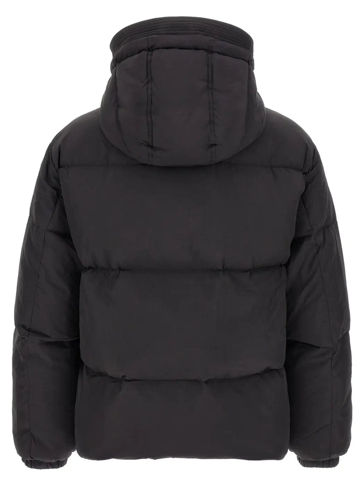 Diesel Black Polyamide Full-length Jacket