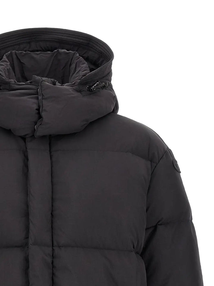 Diesel Black Polyamide Full-length Jacket