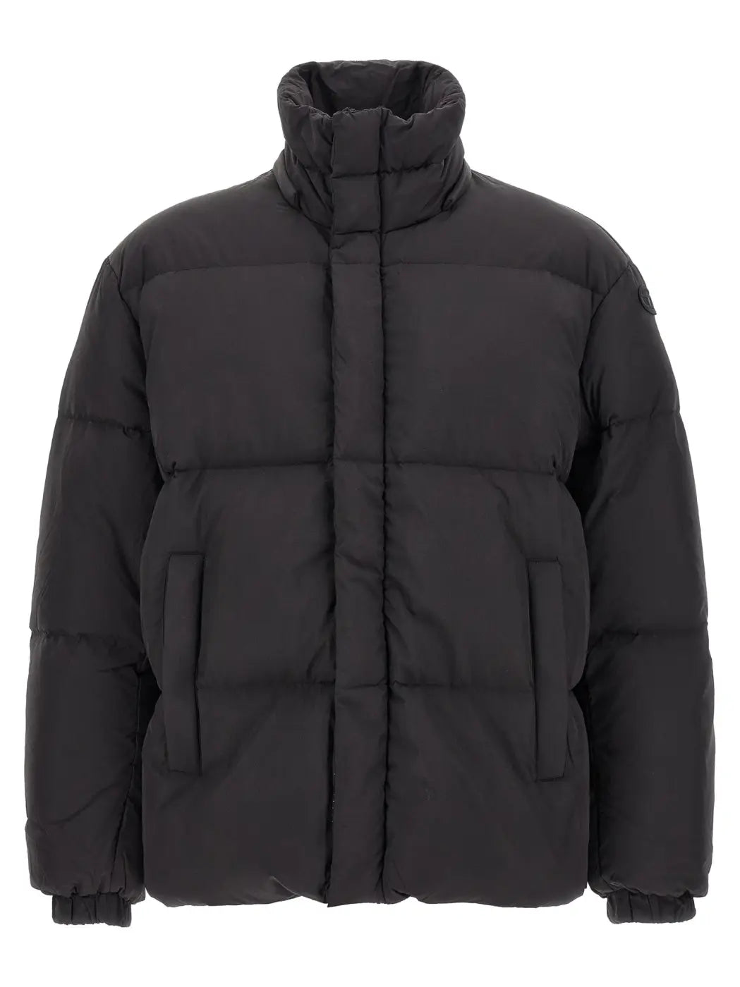 Diesel Black Polyamide Full-length Jacket