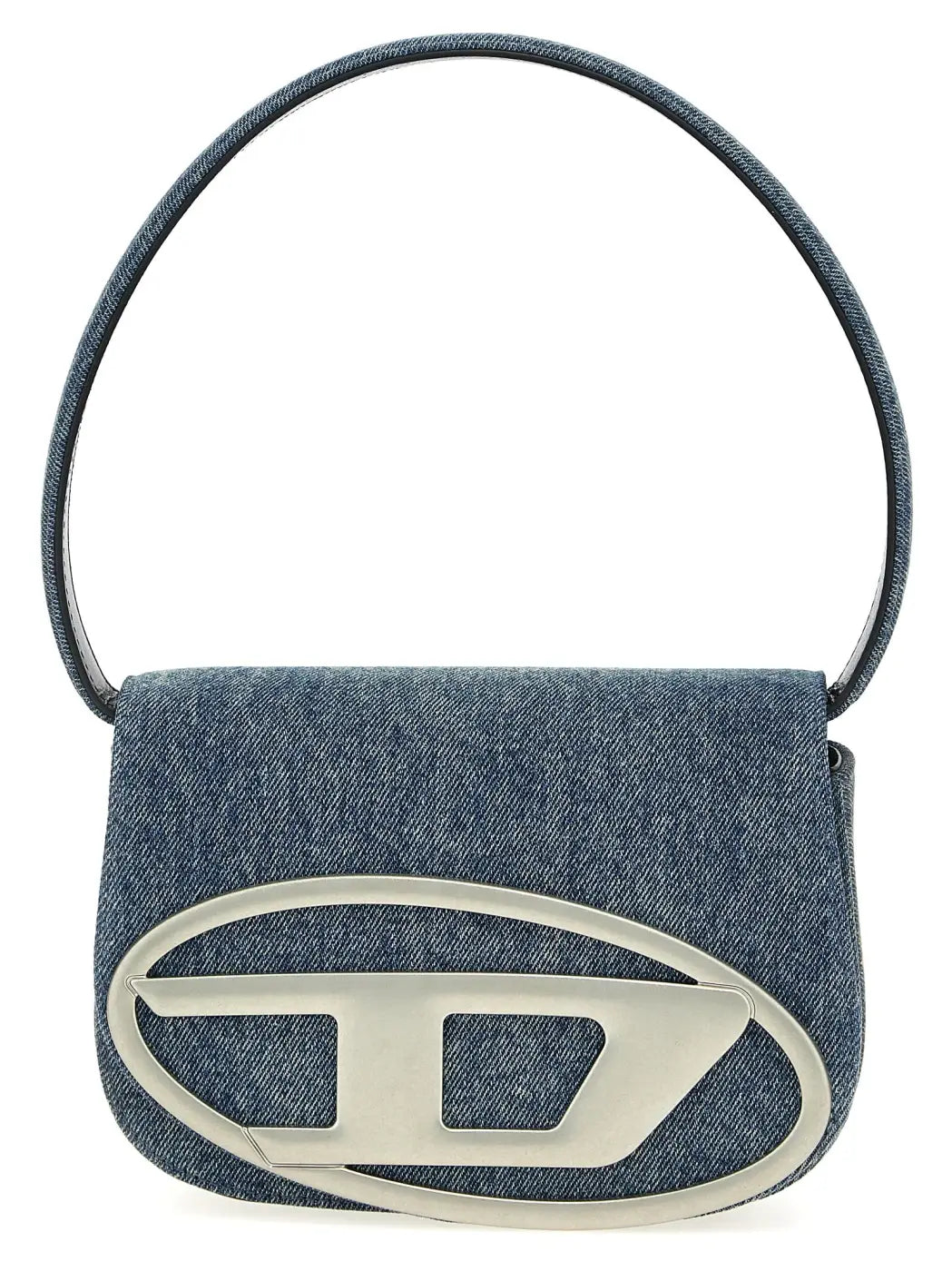 Diesel Blue Cotton Shoulder Bag