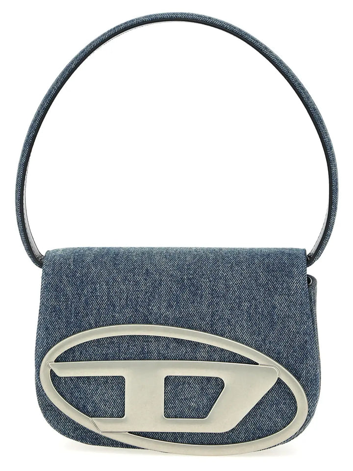Diesel Blue Cotton Shoulder Bag