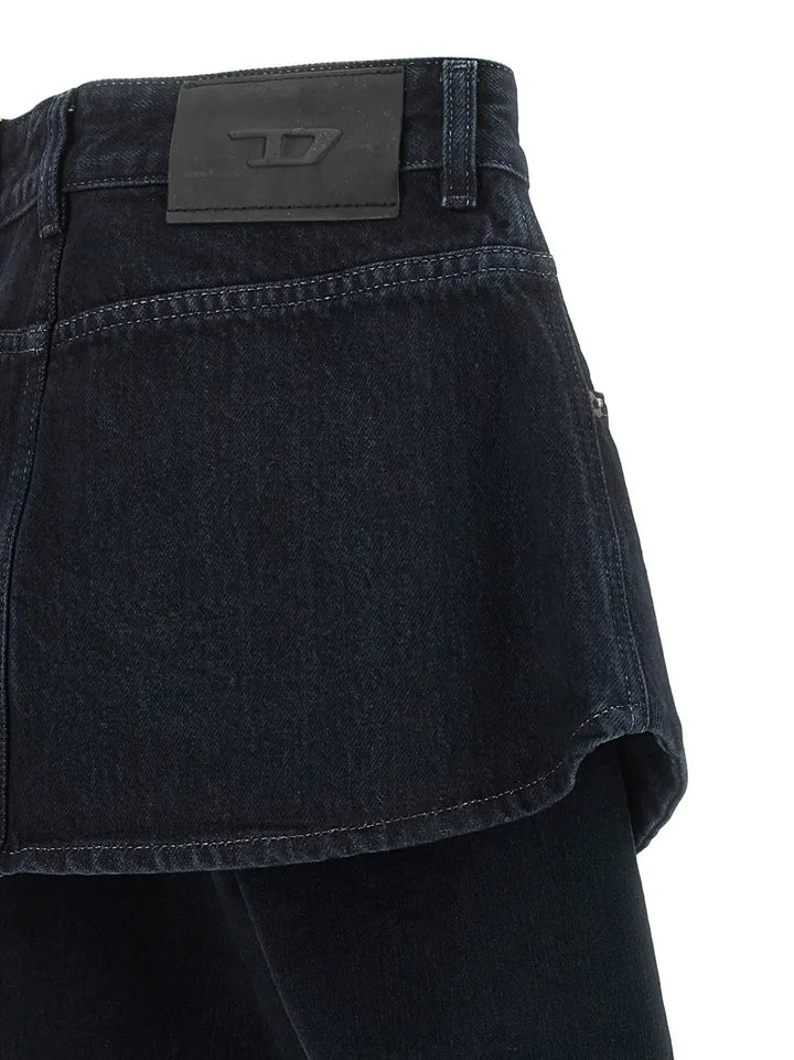Diesel Blue Cotton Skinny Jeans