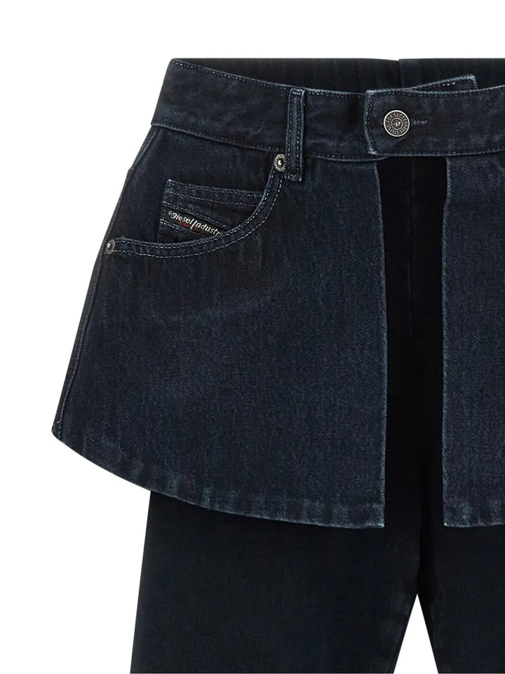 Diesel Blue Cotton Skinny Jeans