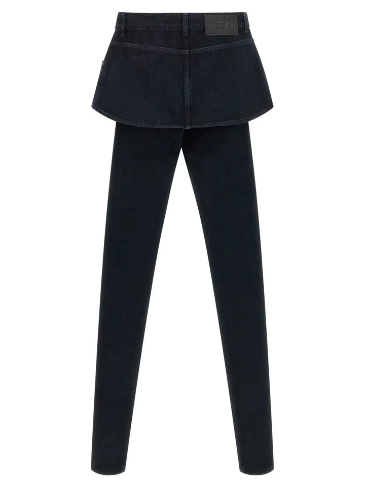 Diesel Blue Cotton Skinny Jeans