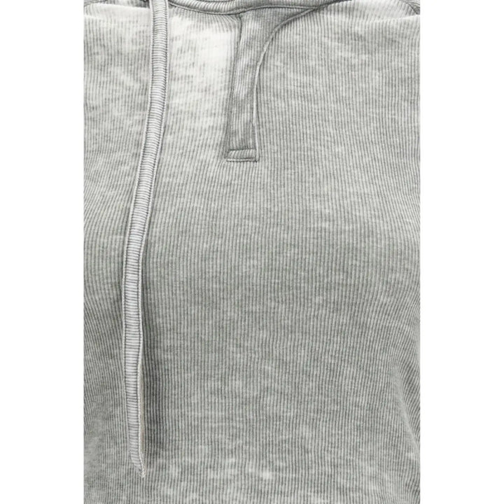 Diesel Gray Cotton Long Sleeve T-Shirt