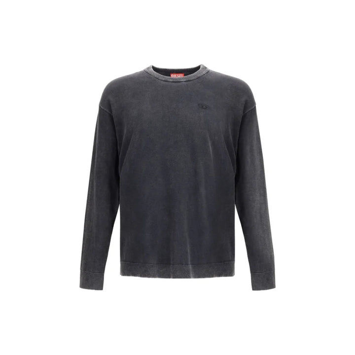 Diesel Gray Cotton Sweatshirt