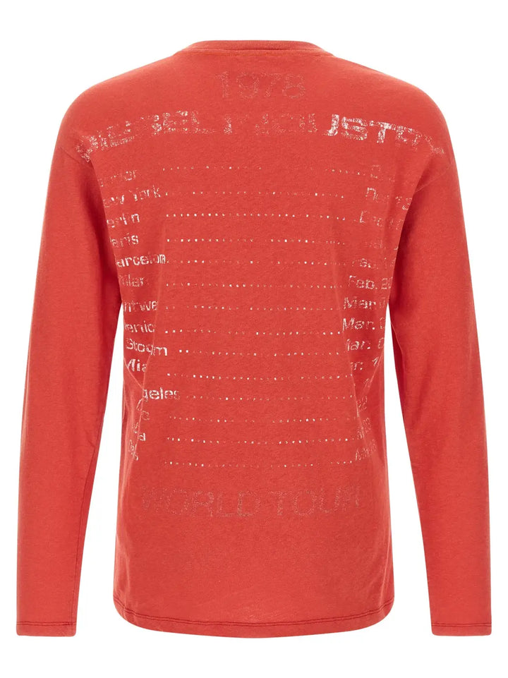 Diesel Red Cotton T-shirt