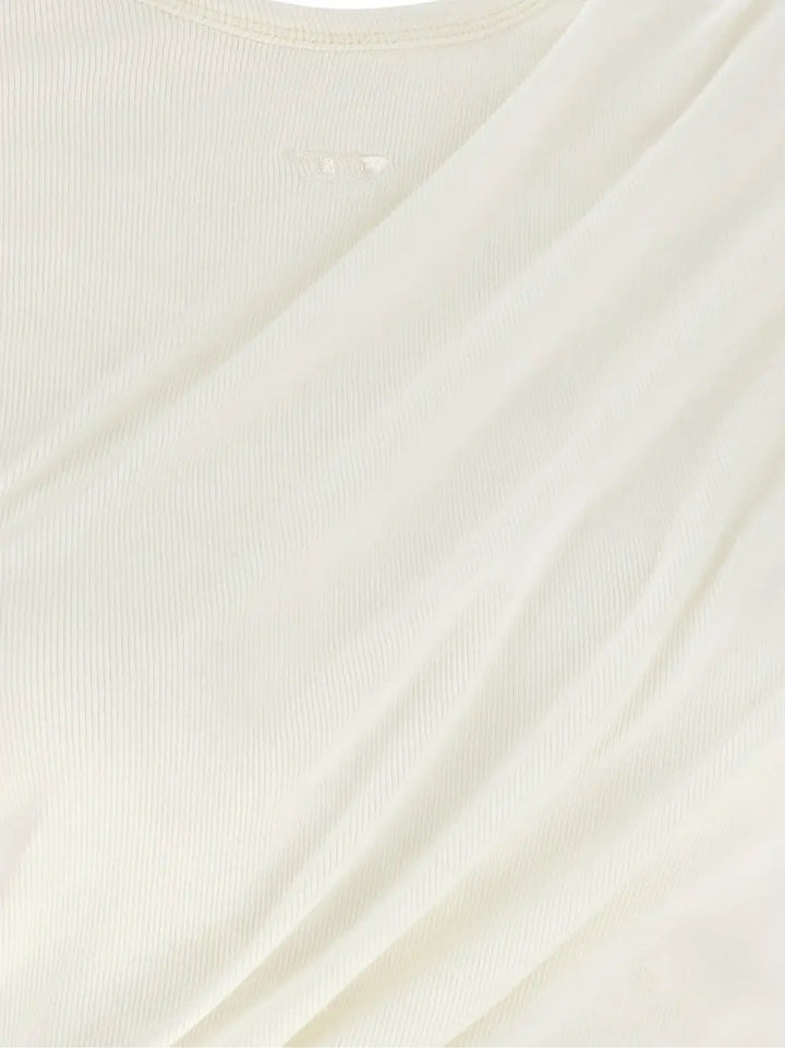 Diesel White Cotton Long Sleeve T-shirt