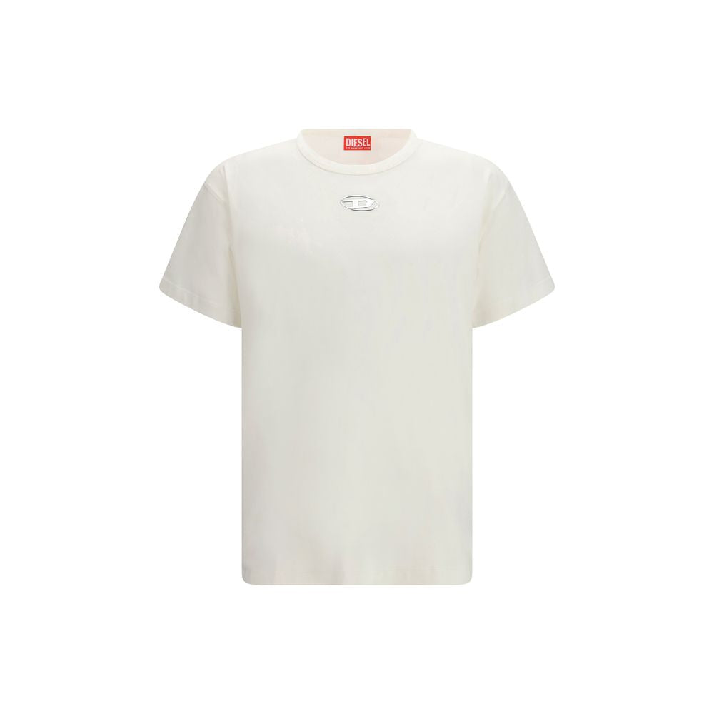 Diesel White Cotton T-shirt