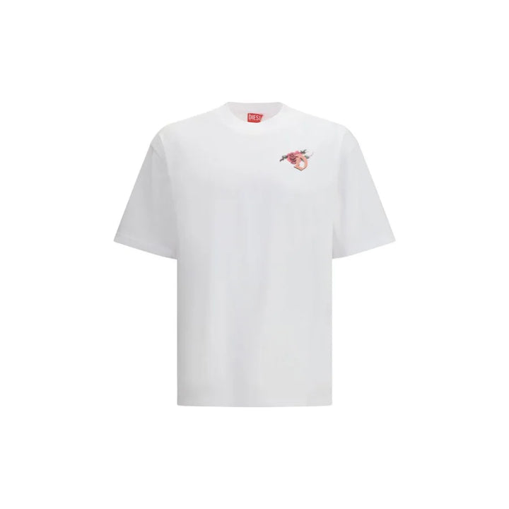 Diesel White Cotton T-Shirt