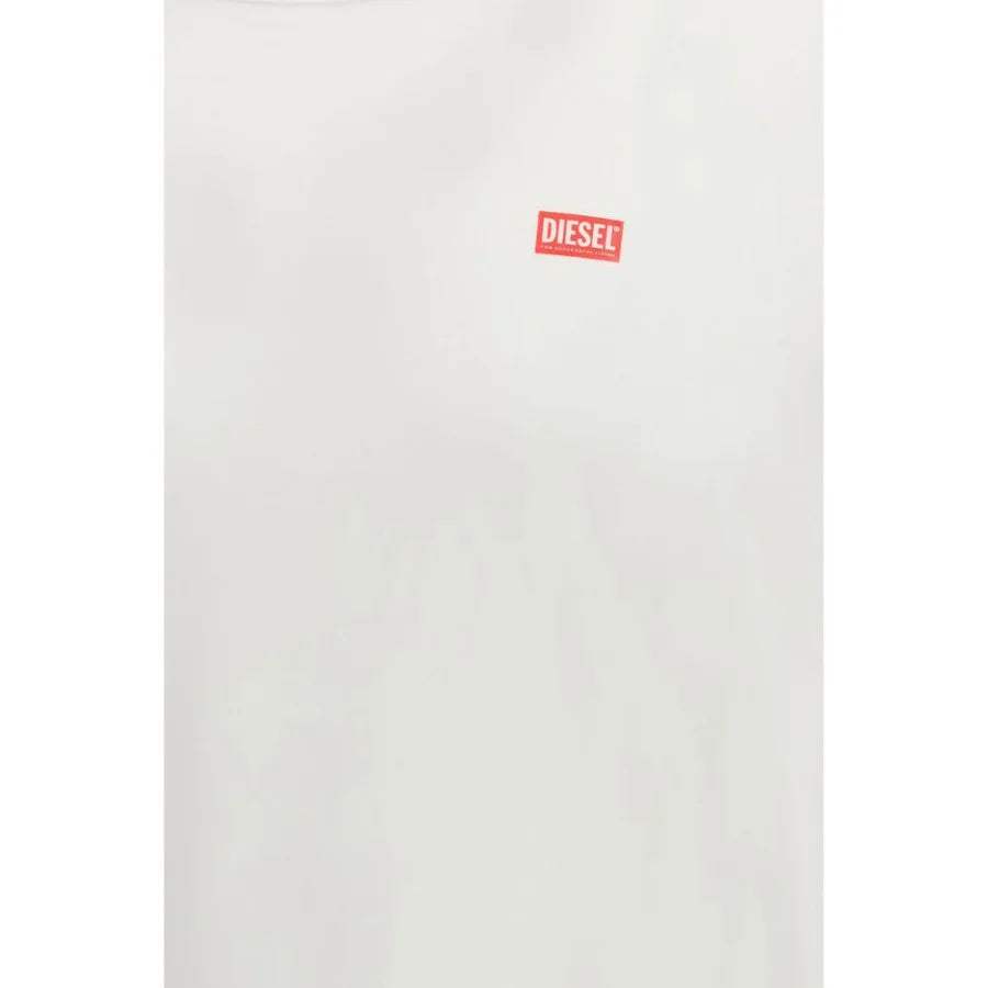 Diesel White Cotton T-Shirt