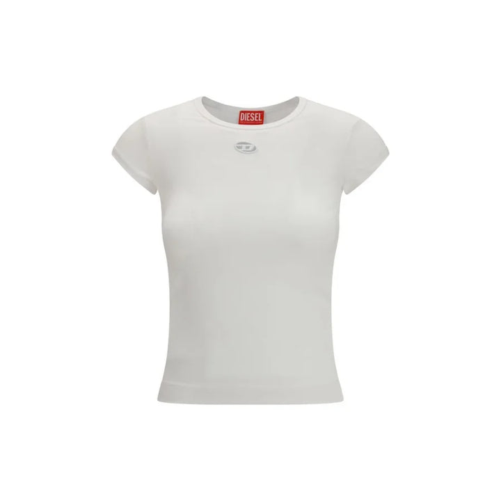 Diesel White Cotton T-Shirt