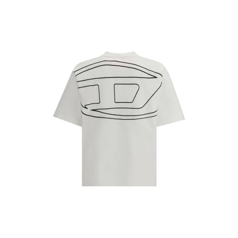 Diesel White Cotton T-Shirt