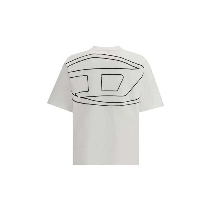 Diesel White Cotton T-Shirt