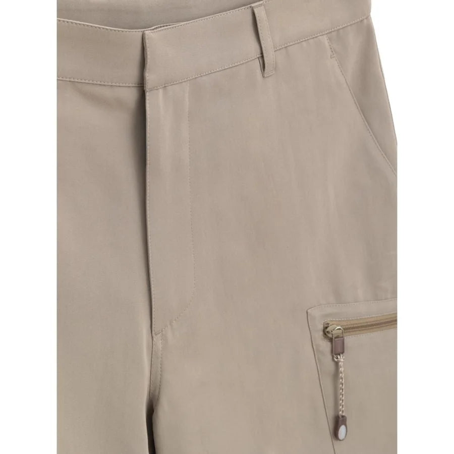 Dior Beige Cotton Cargo Shorts