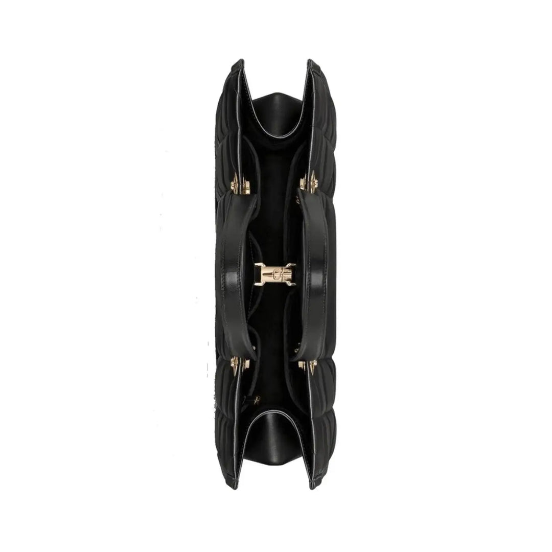 Dior Black Leather Tote Bag