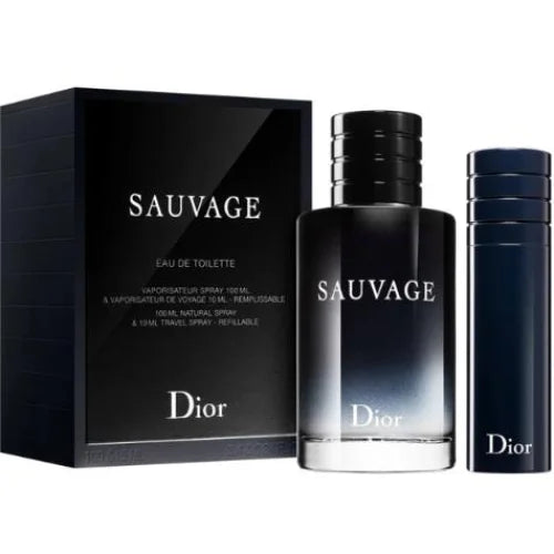 Dior Sauvage Gift Set 3.4 Oz Eau De Toilette Spray for Men Men’s Sets Christian