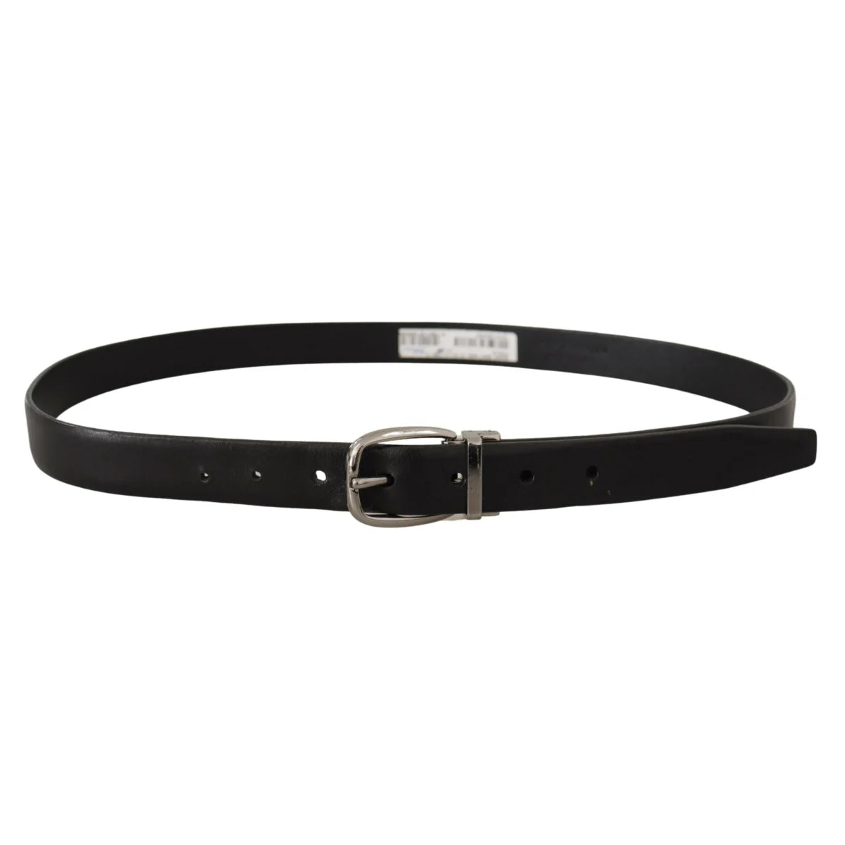 Dolce Gabbana 100 Percent Authentic Leather Dress Belt Metal Buckle &