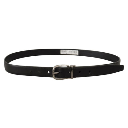 Dolce Gabbana 100 Percent Authentic Leather Dress Belt Metal Buckle &