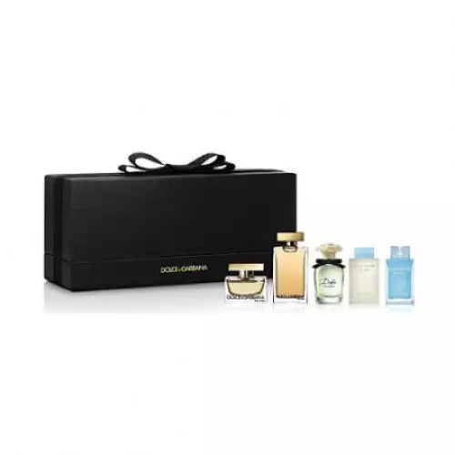 Dolce & Gabbana Light Blue Piece Variety Mini Set for Effortless Elegance Women’s Gift Sets