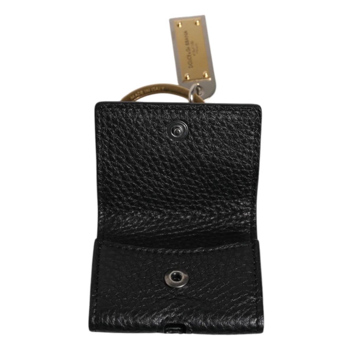 Dolce Gabbana Airpods Case Leather Logo Luxury Accessory &