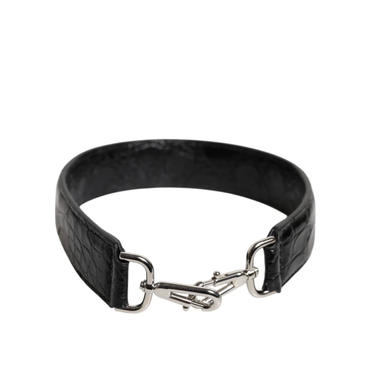 Dolce Gabbana Alligator Leather Shoulder Strap Handbag Accessory &