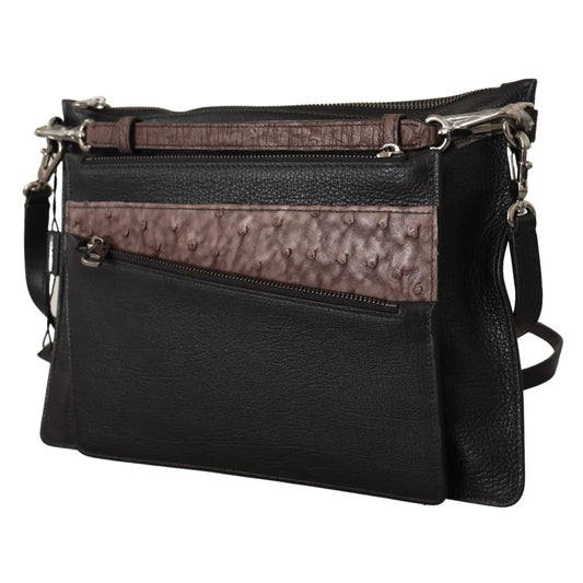 Dolce Gabbana Alta Sartoria Leather Shoulder Sling Glamour &