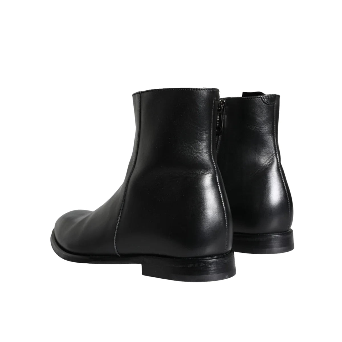 Dolce Gabbana Ankle Boots Luxurious Calf Leather for Men &