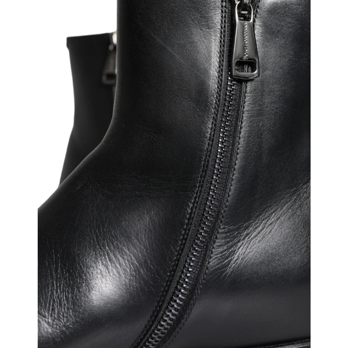 Dolce Gabbana Ankle Boots Luxurious Calf Leather for Men &