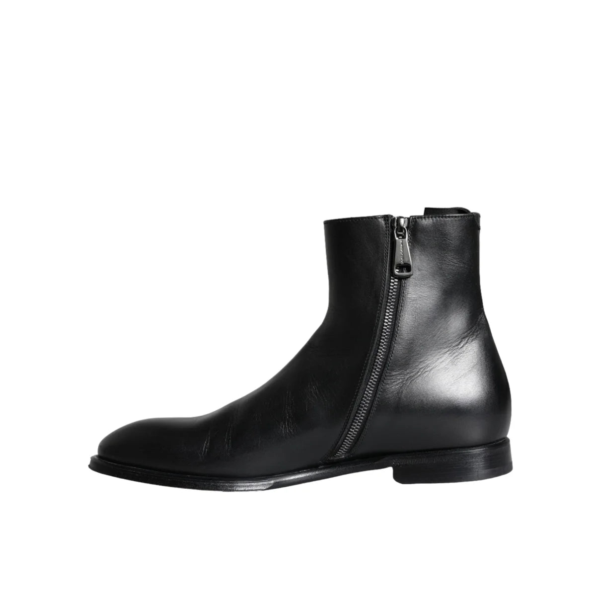 Dolce Gabbana Ankle Boots Luxurious Calf Leather for Men &