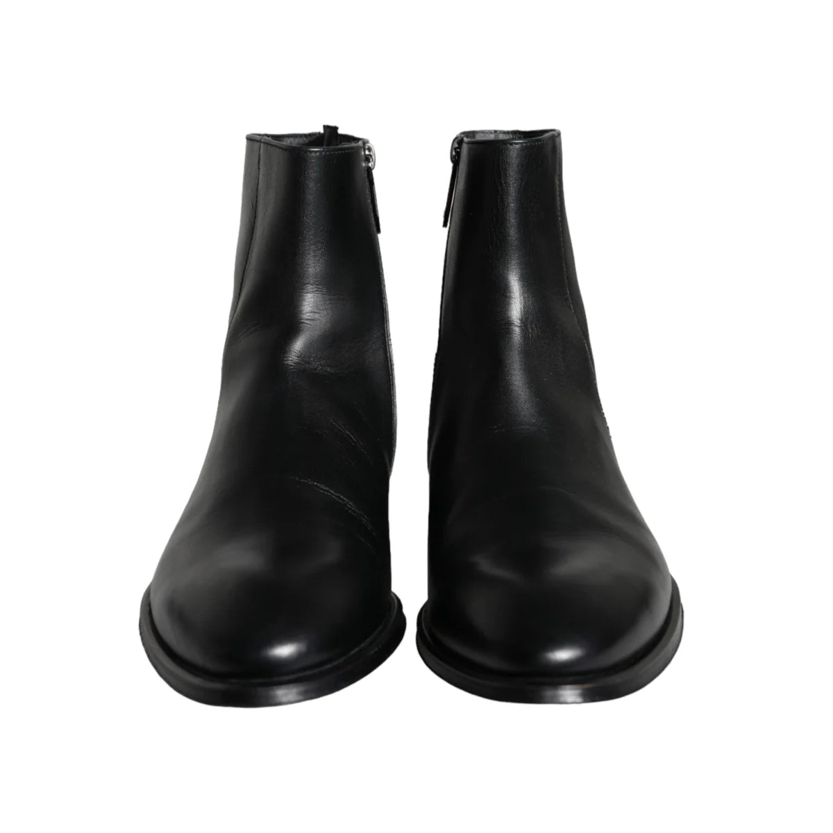 Dolce Gabbana Ankle Boots Luxurious Calf Leather for Men &